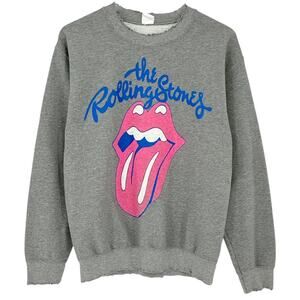 MADEWORN x REVOLVE Rolling Stones Logo Sweatshirt XS